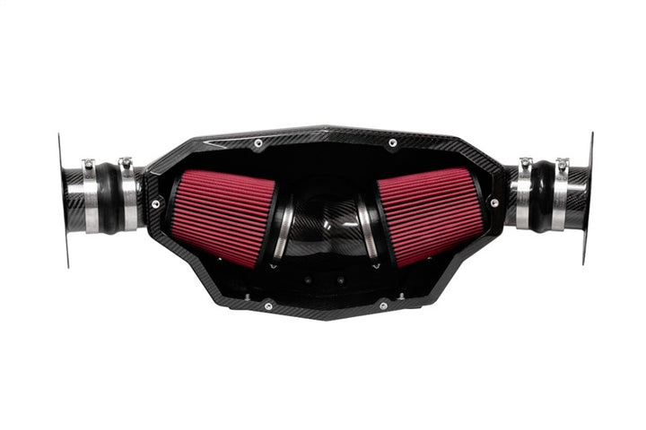 Corsa 2020-2025 Chevrolet Corvette C8 Stingray Carbon Fiber Air Intake - Bull Strap