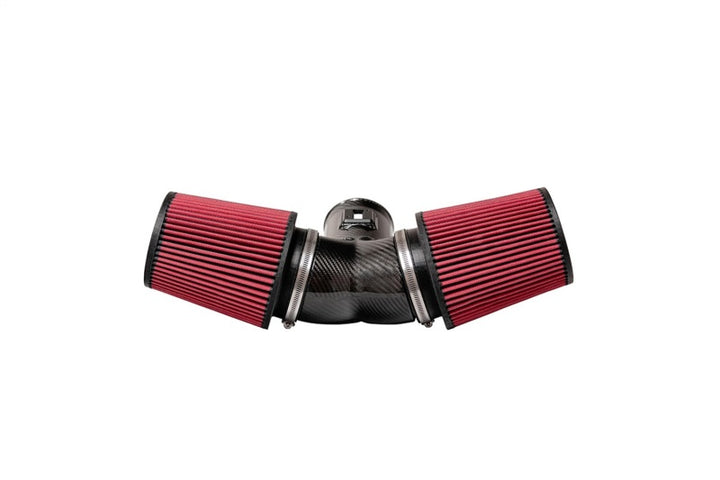 Corsa 2020-2025 Chevrolet Corvette C8 Stingray Carbon Fiber Air Intake - Bull Strap