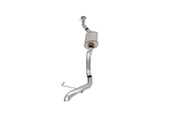 Corsa 2021-2025 Ford Bronco 2.3L 4-Door 2.75in Cat-Back Single Side Exhaust w/ Turndown Exhaust Tip - Bull Strap