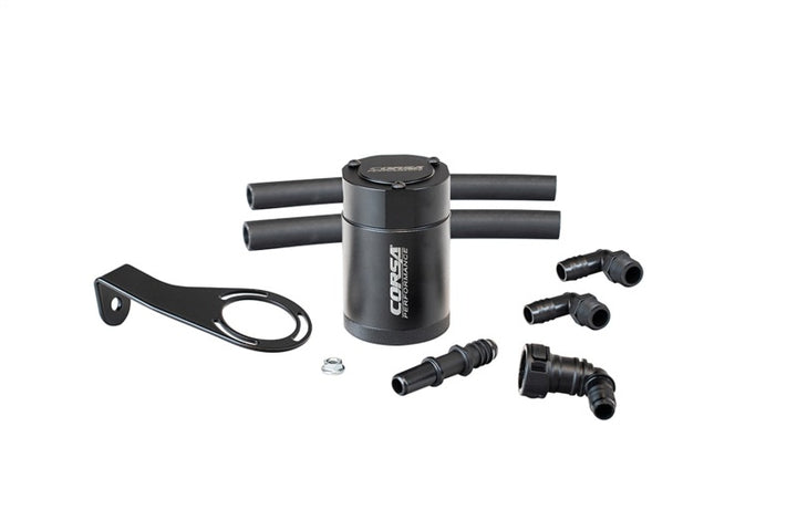 Corsa 2021-2025 Ford Bronco 2.3L Aluminum Oil Catch Can - Bull Strap
