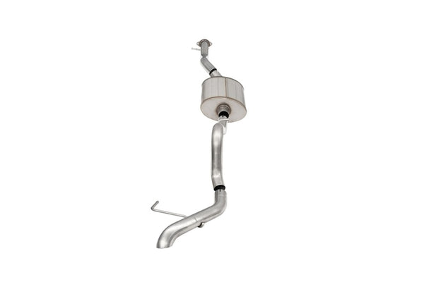 Corsa 2021-2025 Ford Bronco 2.7L 4-Door 2.75in Cat-Back Single Side Exhaust w/ Turndown Exhaust Tip - Bull Strap