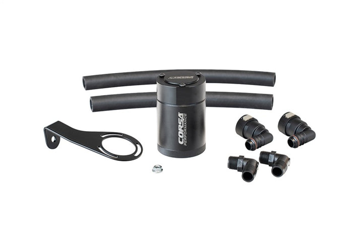 Corsa 2021-2025 Ford Bronco 2.7L Aluminum Oil Catch Can - Bull Strap