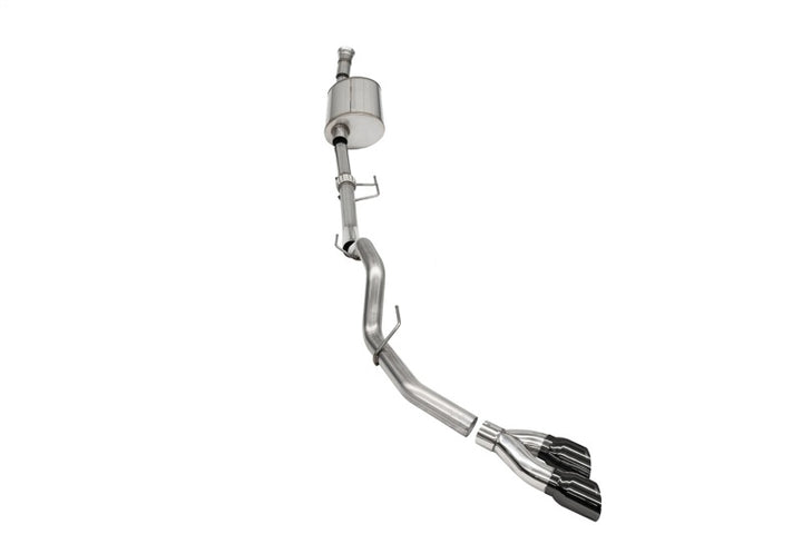 Corsa 2021-2025 Ford F-150 SuperCab/6.5in Bed 3.5L V6 Sport Cat-Back Single Side Exit- - Bull Strap