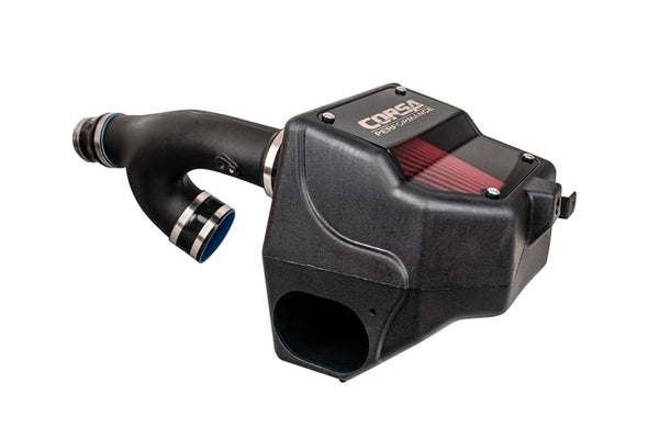 Corsa 2021-2025 Ford F150 3.5L Ecoboost Cold Air Intake with DryTech Filter - Bull Strap