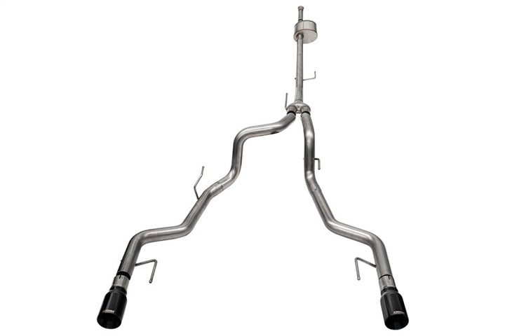 Corsa 2022-2025 Ford F-150 SuperCrew/5.5ft Bed 5.0L V8 Xtreme Cat-Back Dual Rear Exit-Black PVD - Bull Strap