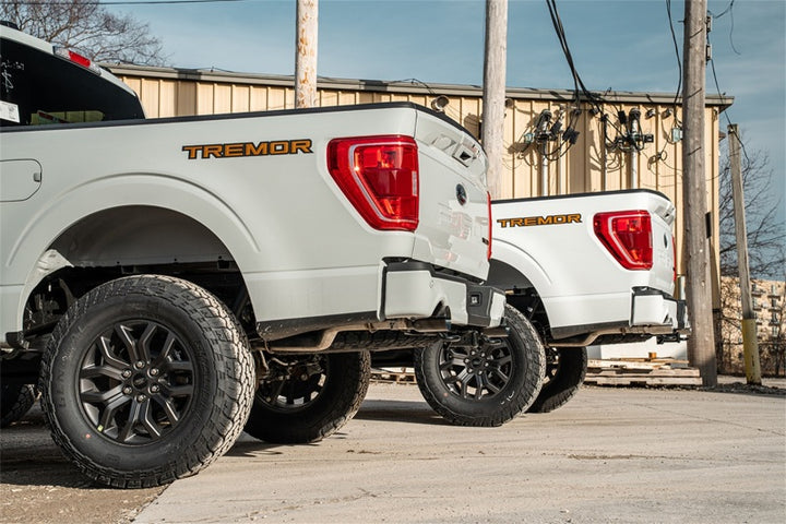 Corsa 2022-2025 Ford F-150 SuperCrew/5.5ft Bed 5.0L V8 Xtreme Cat-Back Dual Rear Exit-Black PVD - Bull Strap