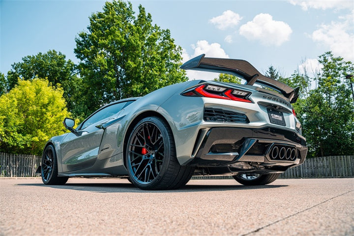 Corsa 23-25 Chevrolet Corvette C8 Z06 3in Valved Cat-Back Exhaust Muffler System (ReUses Stock Tips) - Bull Strap