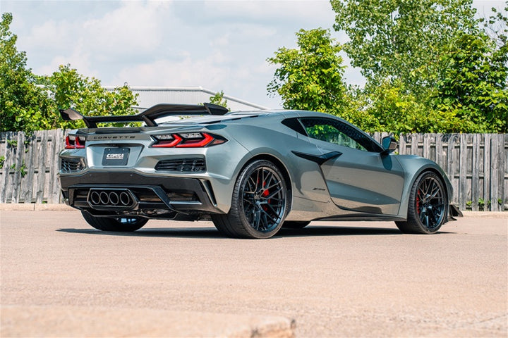Corsa 23-25 Chevrolet Corvette C8 Z06 3in Valved Cat-Back Exhaust Muffler System (ReUses Stock Tips) - Bull Strap
