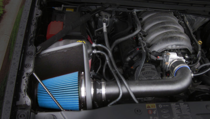 Corsa Apex 14-17 Chevrolet Silverado 1500 5.3L MaxFlow 5 Metal Intake System - Bull Strap