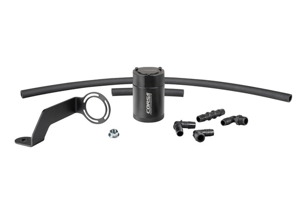 Corsa2011-2023 Dodge Challenger/Charger 2018-2023 Dodge Durango 6.4L Aluminum Oil Catch Can - Bull Strap
