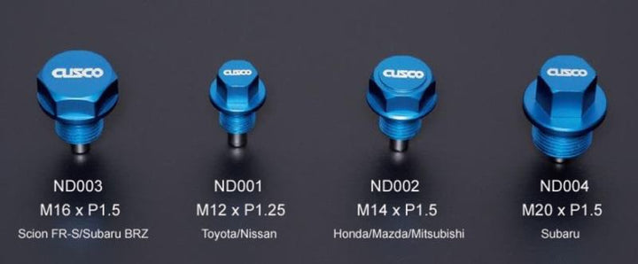 Cusco Neodymium Magnetic Drain Bolt - FRS/BRZ - Bull Strap
