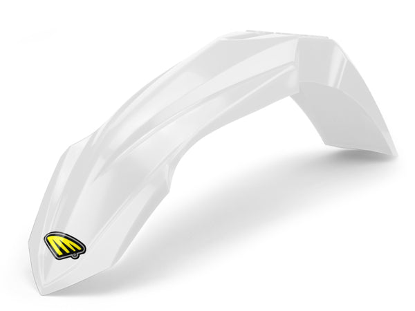 Cycra 05-14 Yamaha YZ125 Performance Front Fender - White - Bull Strap