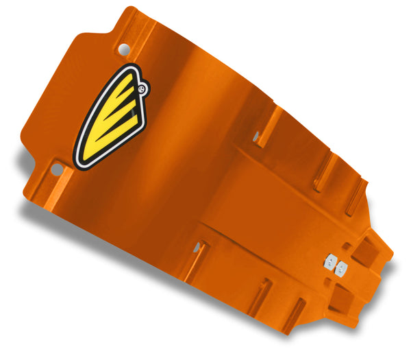 Cycra 07-15 KTM 125 SX Speed Armor Skid Plate - Orange - Bull Strap