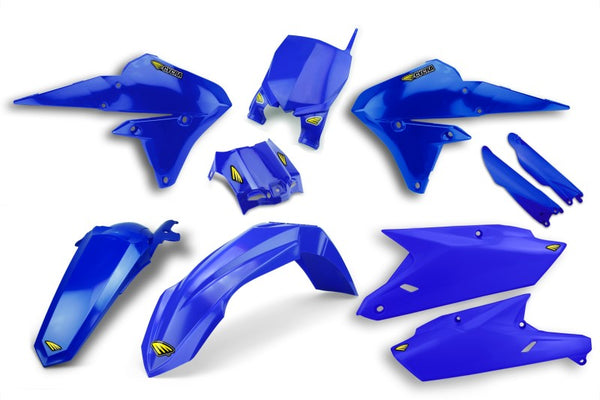 Cycra 14-18 Yamaha YZ250F Powerflow Body Kit - Blue - Bull Strap