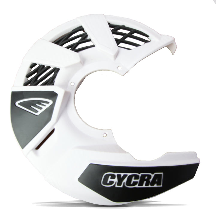 Cycra 15+ Yamaha WR250F Disc Cover - White - Bull Strap