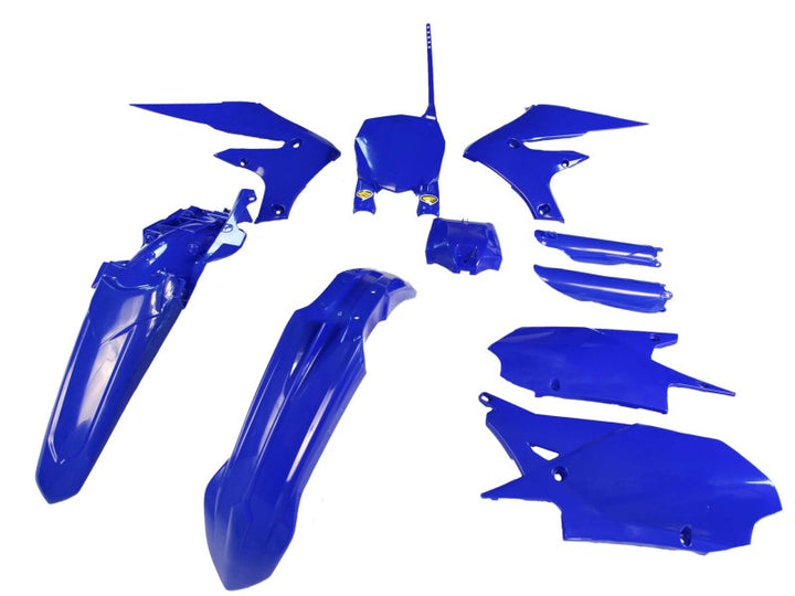 Cycra 18+ Yamaha YZ250F-450F/FX Powerflow Body Kit - Blue - Bull Strap
