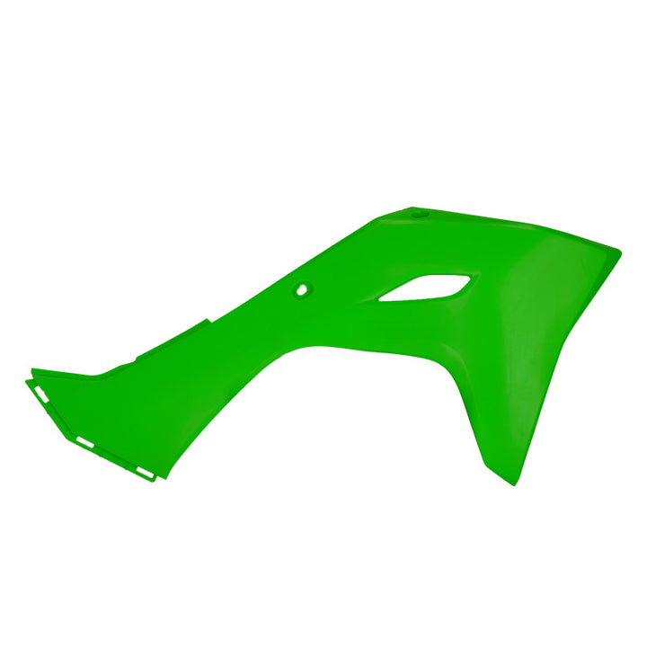 Cycra 2024 Kawasaki KX450 Radiator Shrouds - Green - Bull Strap