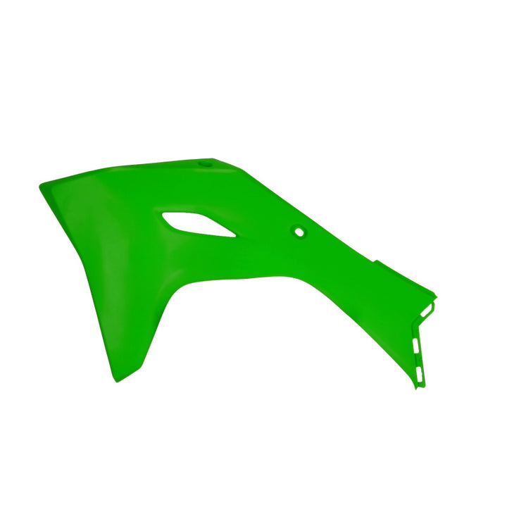 Cycra 2024 Kawasaki KX450 Radiator Shrouds - Green - Bull Strap