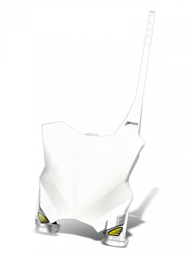 Cycra 21-23 Kawasaki KX450X Stadium Number Plate - White - Bull Strap