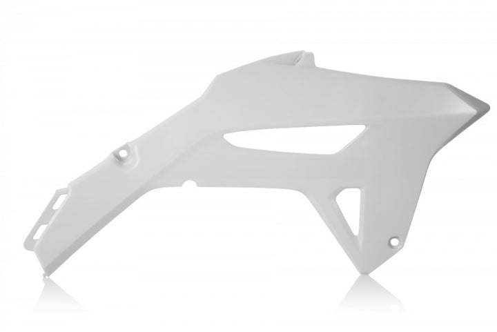 Cycra 21-24 Honda CRF450R Replica Radiator Radiator Shrouds - White - Bull Strap