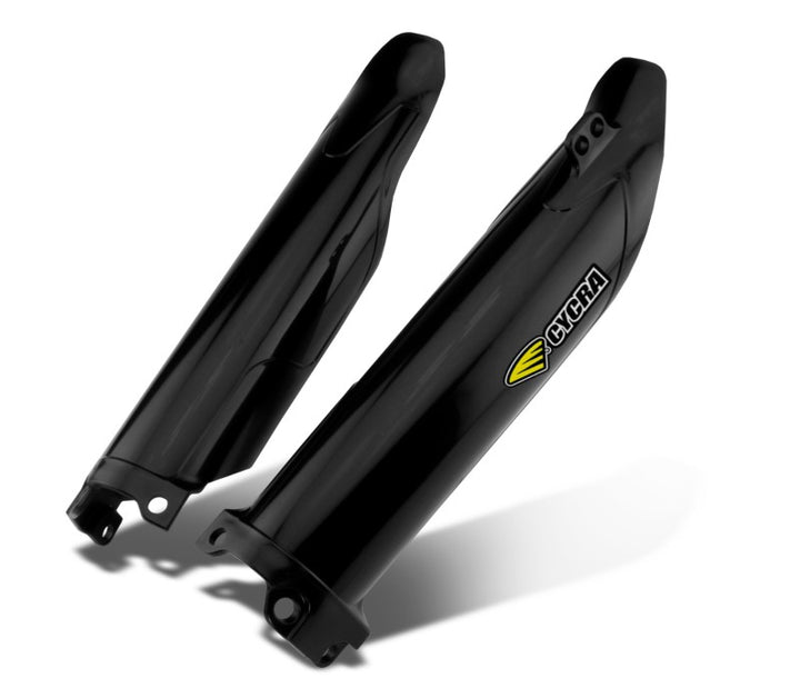 Cycra 21+ Kawasaki KX450X Fork Guards - Black - Bull Strap