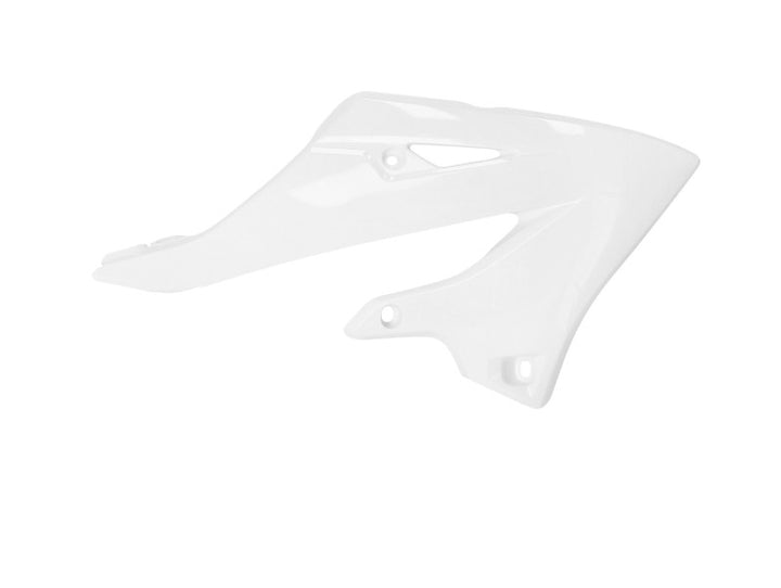Cycra 22-24 Yamaha YZ125-250/X Replica Radiator Shrouds White - Bull Strap