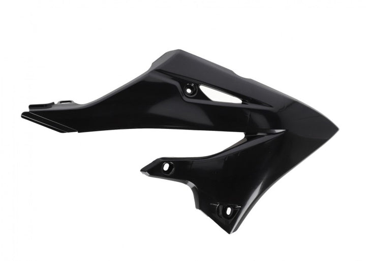 Cycra 22+ Yamaha YZ125-250/X Replica Radiator Shrouds - Black - Bull Strap