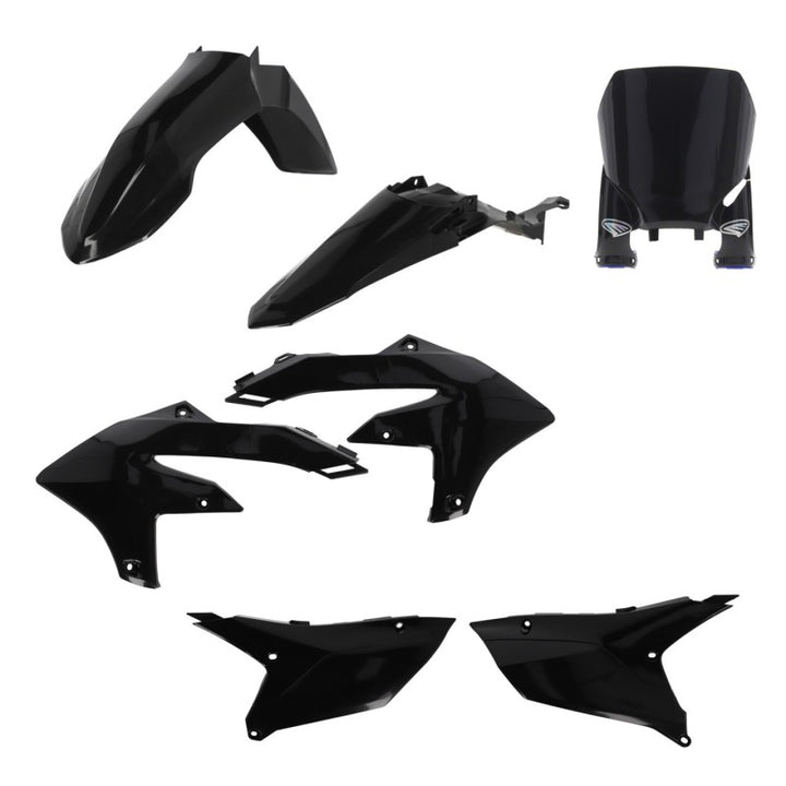 Cycra 23+ Yamaha YZ250F-450F/FX 5 PC. Replica Body Kit - Black - Bull Strap
