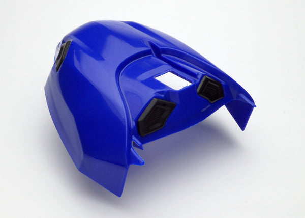 Cycra 23+ Yamaha YZ450/ 2024 YZ250F Vented Air Box Cover -  Blue - Bull Strap