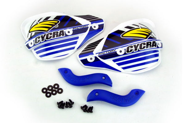 Cycra Factory Enduro Hanshield - Blue - Bull Strap