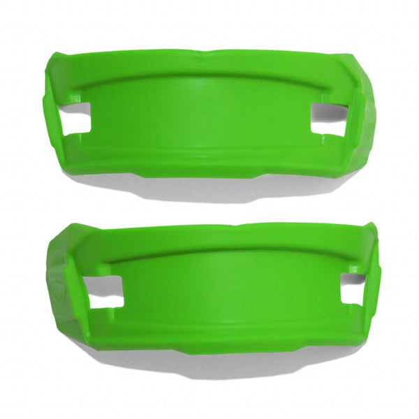 Cycra Fork Protector Pad Kit - Green - Bull Strap
