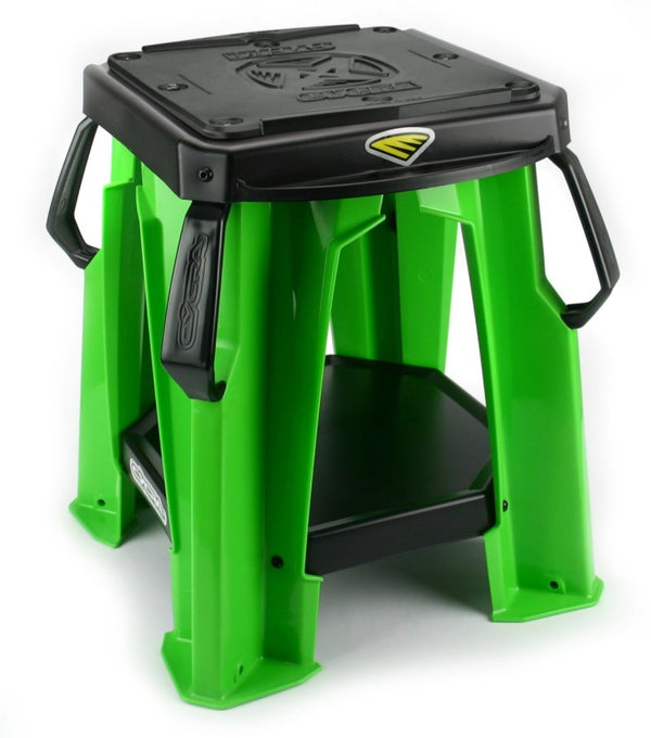 Cycra Moto Stand Unassembled - Green - Bull Strap