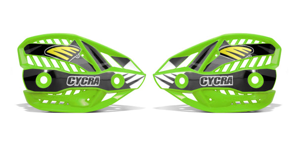 Cycra Probend CRM Ultra Hand Shield - Green - Bull Strap