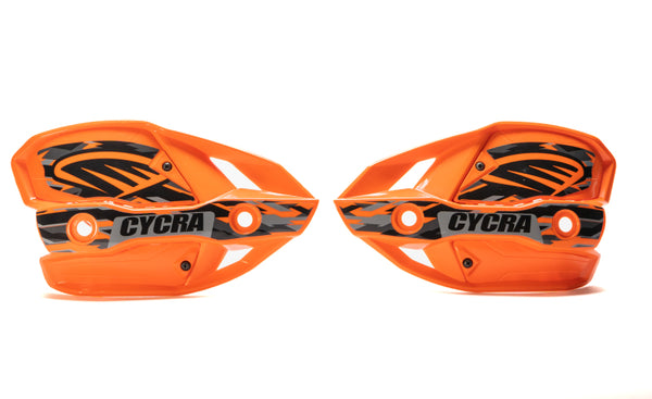 Cycra Probend Special Ed. CRM Ultra Hand Shields w/Covers - Orange - Bull Strap