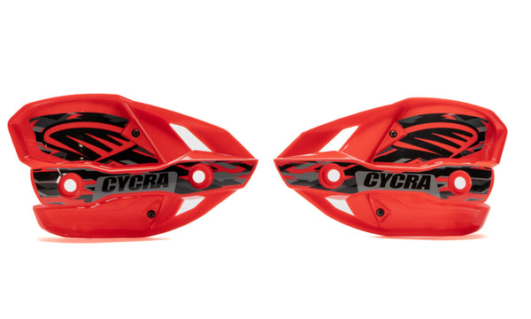 Cycra Probend Special Ed. CRM Ultra Hand Shields w/Covers - Red - Bull Strap