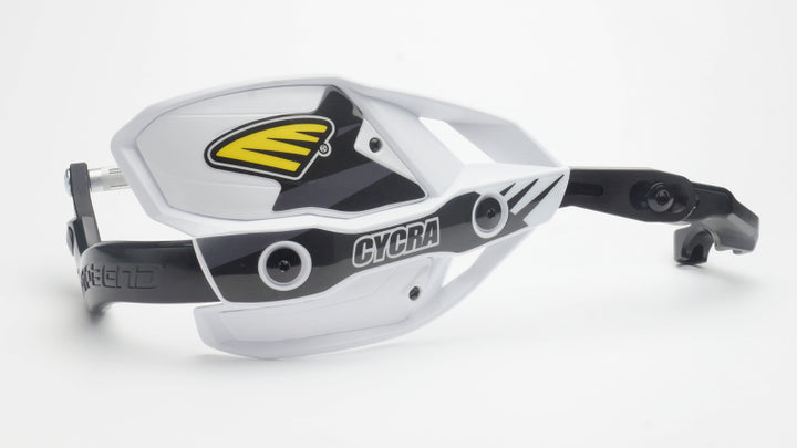 Cycra Probend Ultra w/HCM Clamp 1-1/8 in. - White - Bull Strap