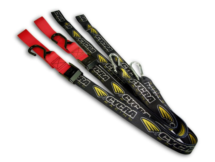 Cycra Tie Down Set - Red - Bull Strap