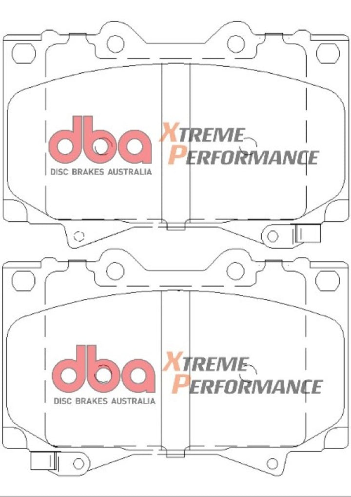 DBA 00-07 Toyota Land Cruiser XP650 Front Brake Pads - Bull Strap