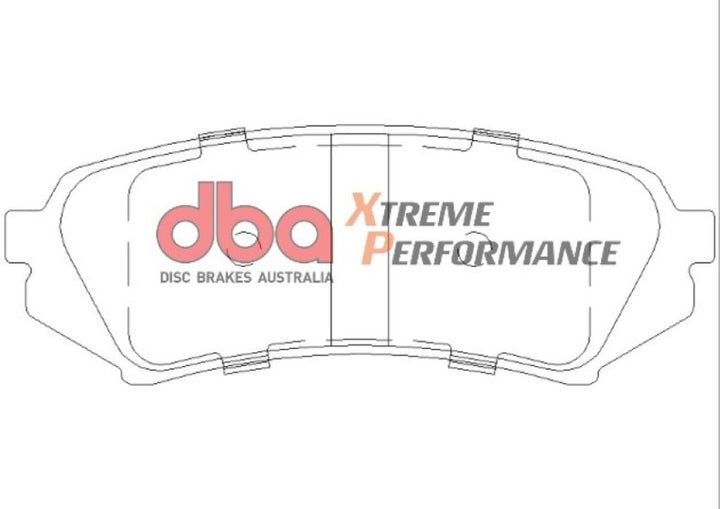 DBA 00-07 Toyota Land Cruiser XP650 Rear Brake Pads - Bull Strap