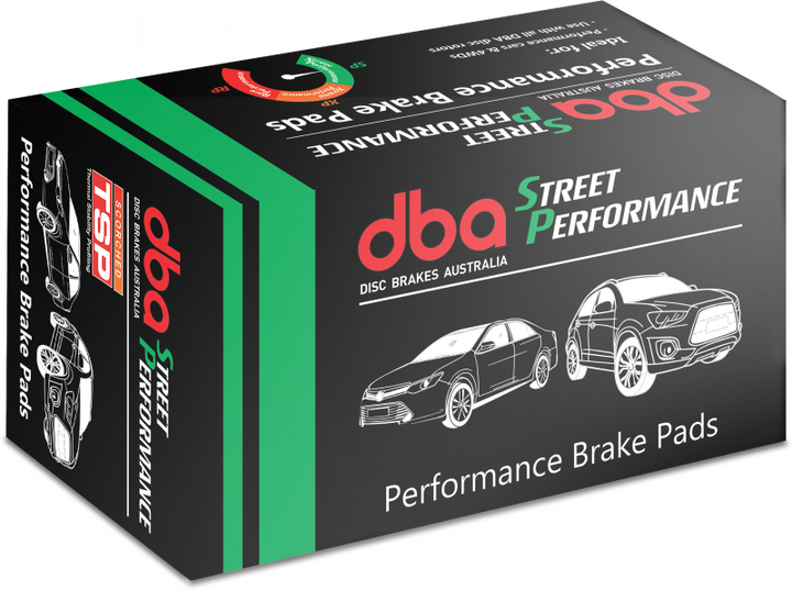 DBA 03-06 EVO / 04-09 STi / 03-07 350Z Track Edition/G35 w/ Brembo SP500 Rear Brake Pads - Bull Strap
