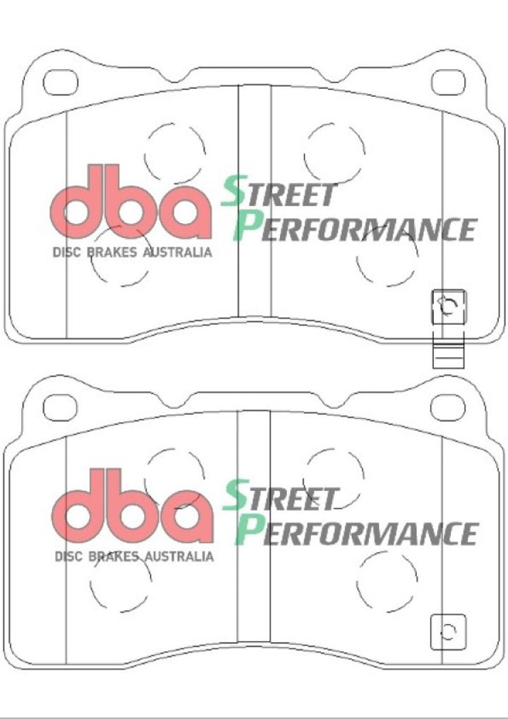 DBA 04-14 Subaru Impreza WRX STI SP500 Front Brake Pads - Bull Strap