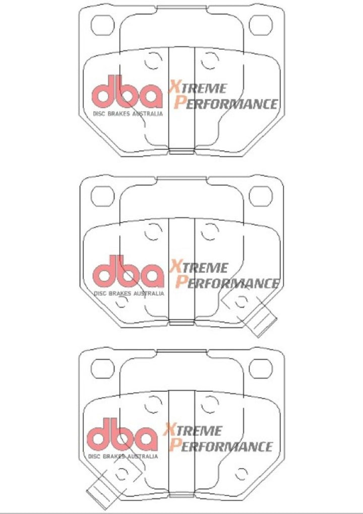 DBA 06-07 Subaru WRX XP650 Rear Brake Pads - Bull Strap