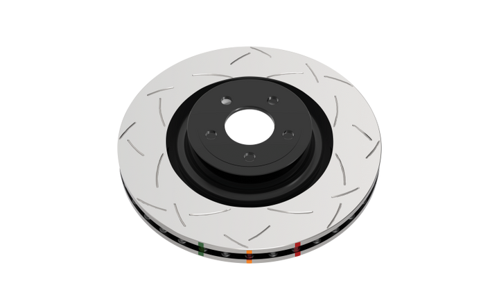 DBA 06-10 Dodge Challenger / Charger Front 4000 Series T3 Slotted Brake Rotor - Bull Strap