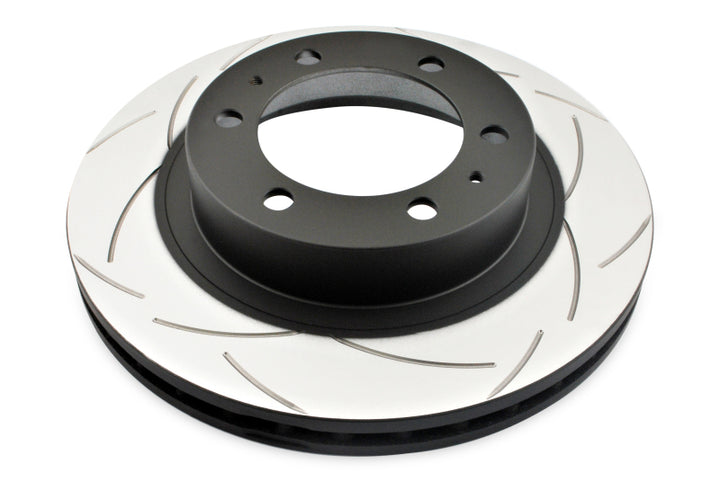 DBA 07-14 Toyota FJ Cruiser 4X4 Survival T2 Slotted Front Brake Rotor - Bull Strap