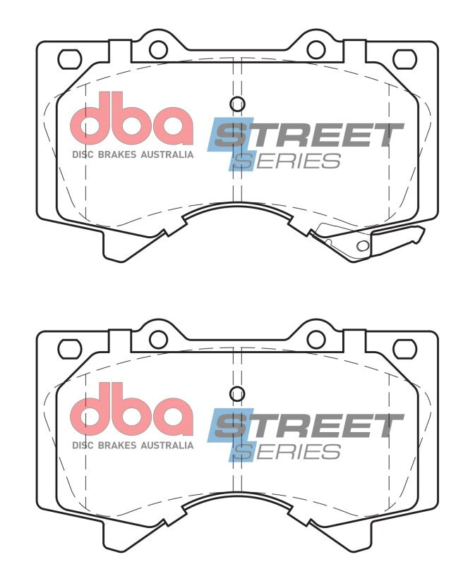 DBA 07-18 Toyota Tundra Street Series Front Brake Pads - Bull Strap