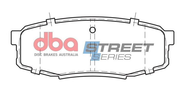 DBA 08-19 Lexus LX570 Street Series Rear Brake Pads - Bull Strap