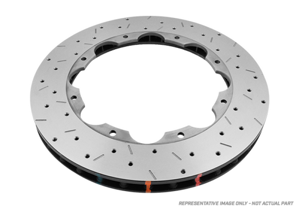 DBA 12+ Nissan GT-R 5000 Series Brembo Only Direct Replacement Rotor - Bull Strap