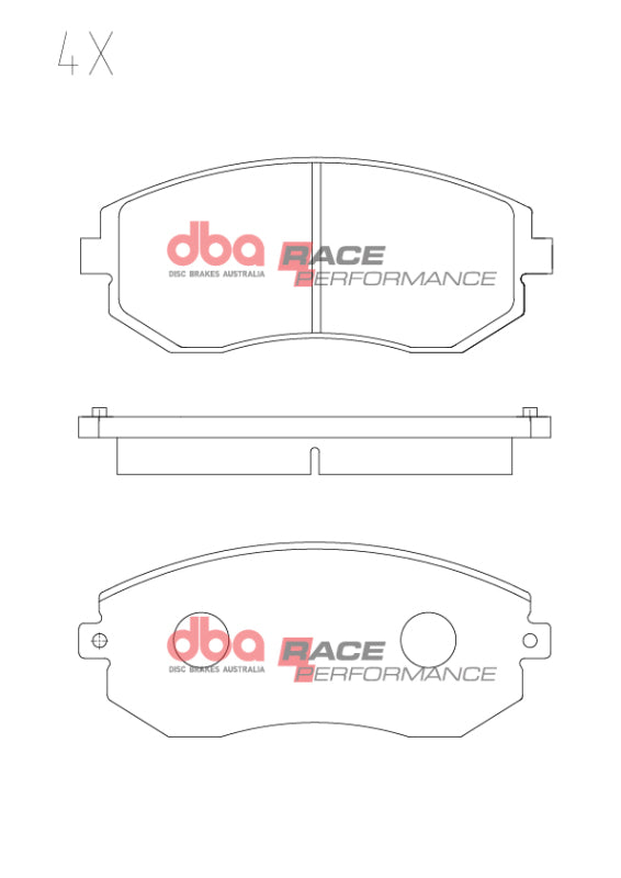 DBA 13-20 Toyota 86/Subaru BRZ (ZN6) RP Performance Front Brake Pads - Bull Strap