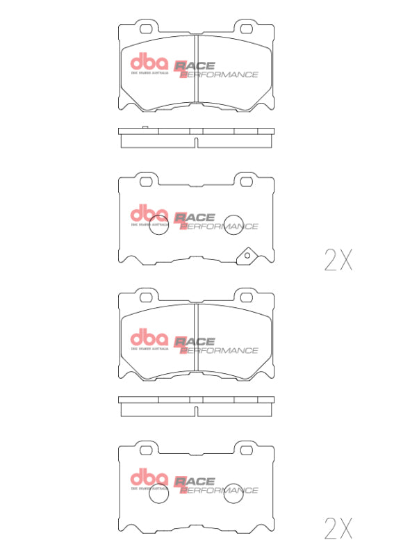 DBA 2023+ Nissan Z (Z34) RP Performance Front Brake Pads - Bull Strap