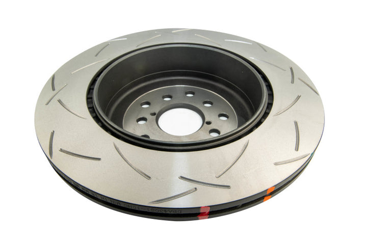 DBA Subaru WRX STi Brembo 6 Pot Spec R Yellow Calipers 19in Rim 4000 Series Stand Rear Brake Rotor - Bull Strap